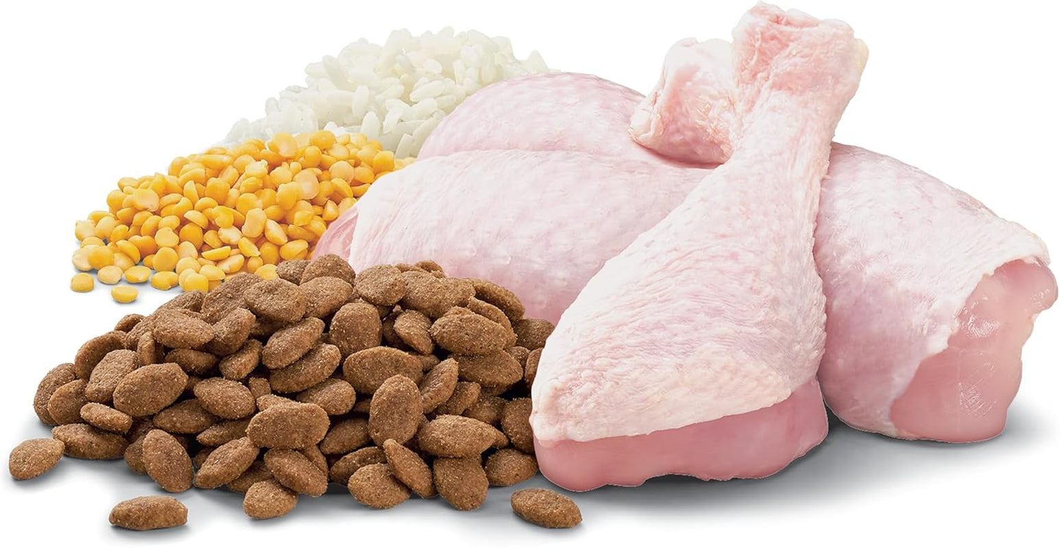 Senior 7+ Dry Dog Food with Chicken, Vegetables & Rice 2.7Kg Bag, 4 Pack